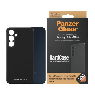 PanzerGlass - Puzdro HardCase D3O pre Samsung Galaxy A55 5G, čierna