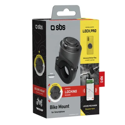 SBS - Držiak LockPro, pre bicykel, čierna
