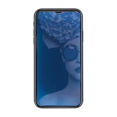 SBS - Tvrdené sklo Sunglasses pre iPhone 11/XR, modrá