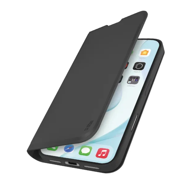 SBS - Puzdro Book Wallet Smooth pre iPhone 17, čierna