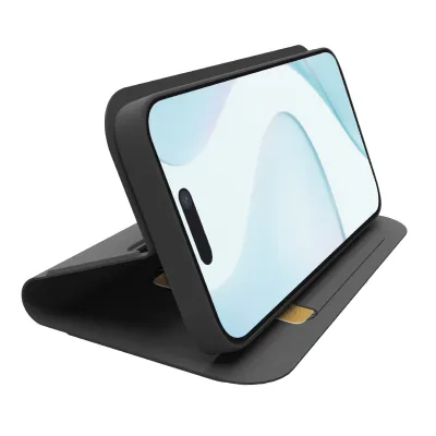 SBS - Puzdro Book Wallet Smooth pre iPhone 17, čierna
