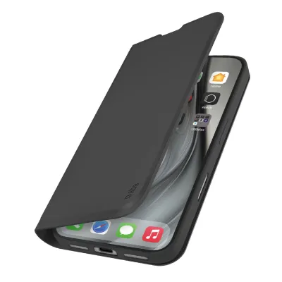 SBS - Puzdro Book Wallet Smooth pre iPhone 17 Pro Max, čierna