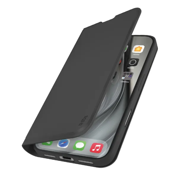 SBS - Puzdro Book Wallet Smooth pre iPhone 17 Pro Max, čierna