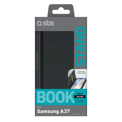 SBS - Puzdro Book Wallet Smooth pre Samsung Galaxy A37, čierna