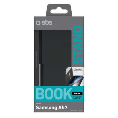 SBS - Puzdro Book Wallet Smooth pre Samsung Galaxy A57, čierna