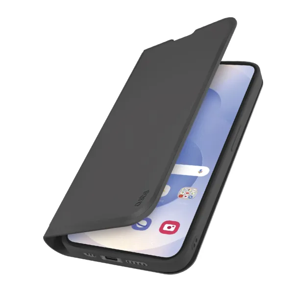 SBS - Puzdro Book Wallet Smooth pre Samsung Galaxy S25 Edge, čierna