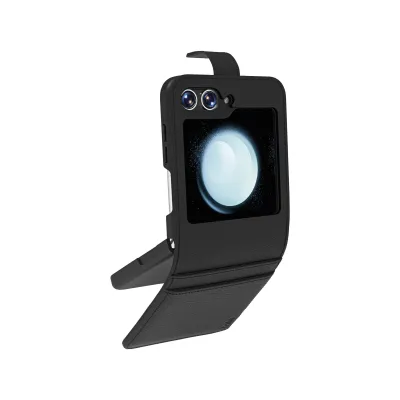 SBS - Puzdro Wallet Stand pre Samsung Galaxy Z Flip6/7 FE, čierna