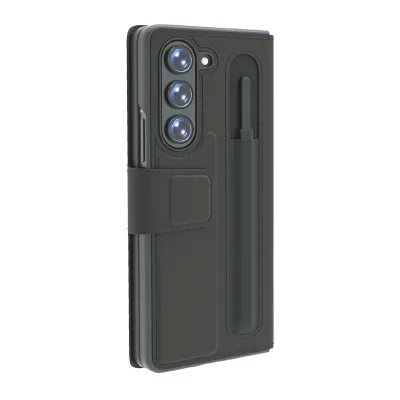 SBS - Puzdro Wallet Stand pre Samsung Galaxy Z Fold7, čierna