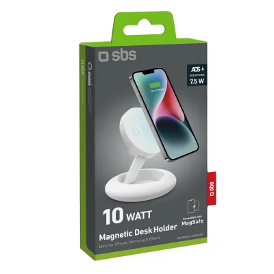SBS - Bezdrôtová nabíjacia stanica, MagSafe, USB-C, 10 W, biela
