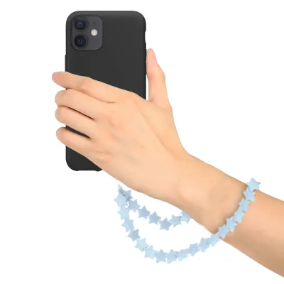 SBS - Korálky pre smartfón Winter Smart Beads, modrá