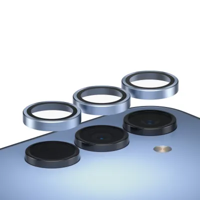 PanzerGlass - Ochranný kryt objektívu Hoops pre Samsung Galaxy A15/A15 5G, modrá