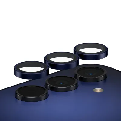 PanzerGlass - Ochranný kryt objektívu Hoops pre Samsung Galaxy A15/A15 5G, modrá/čierna