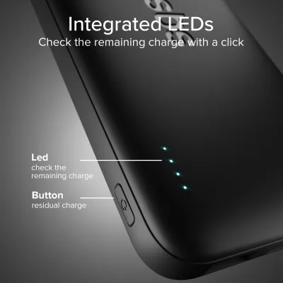 SBS - PowerBank 10000 mAh 10 W, Infinity, LiFePO4, USB-C/USB-A, čierna