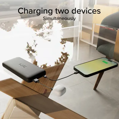 SBS - PowerBank 10000 mAh 10 W, Infinity, LiFePO4, USB-C/USB-A, čierna