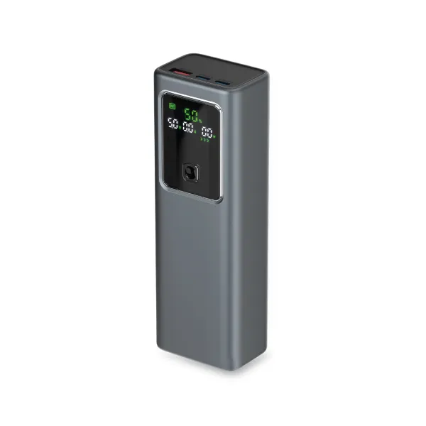 SBS - LCD PowerBank 20000 mAh, 100 W, PD, šedá