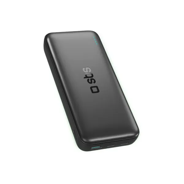 SBS - PowerBank 20000 mAh 10 W, Infinity, LiFePO4, USB-C/USB-A, čierna