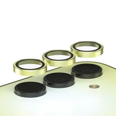 PanzerGlass - Ochranný kryt objektívu Hoops pre Samsung Galaxy A15/A15 5G, žltá