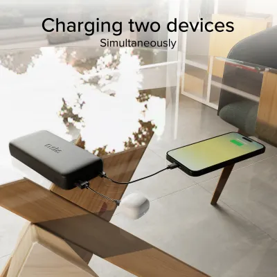 SBS - PowerBank 20000 mAh 10 W, Infinity, LiFePO4, USB-C/USB-A, čierna