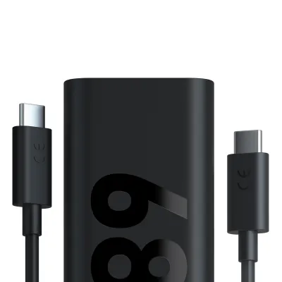 Lenovo - Cestovný adaptér TurboPower 68 W, čierna