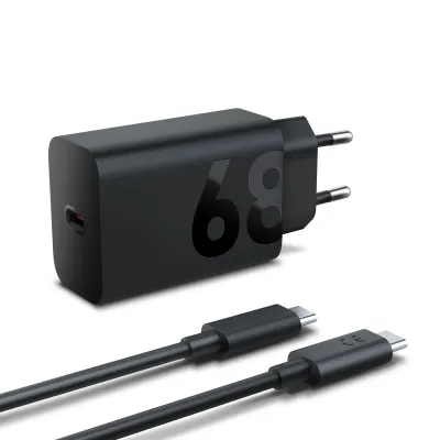 Lenovo - Poškodené balenie, Cestovný adaptér TurboPower 68 W, čierna