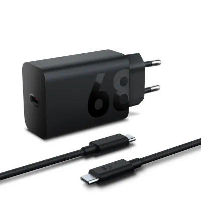 Lenovo - Poškodené balenie, Cestovný adaptér TurboPower 68 W, čierna