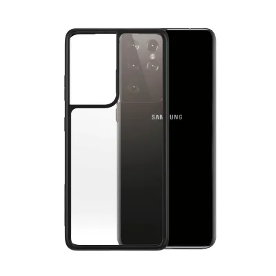PanzerGlass - Puzdro ClearCase AB pre Samsung Galaxy S21 Ultra, čierna