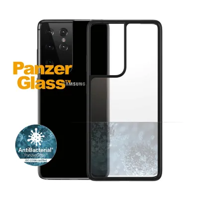 PanzerGlass - Puzdro ClearCase AB pre Samsung Galaxy S21 Ultra, čierna