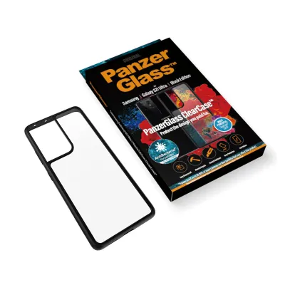 PanzerGlass - Puzdro ClearCase AB pre Samsung Galaxy S21 Ultra, čierna
