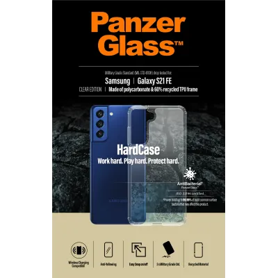 PanzerGlass - Puzdro HardCase AB pre Samsung Galaxy S21 FE, transparentná