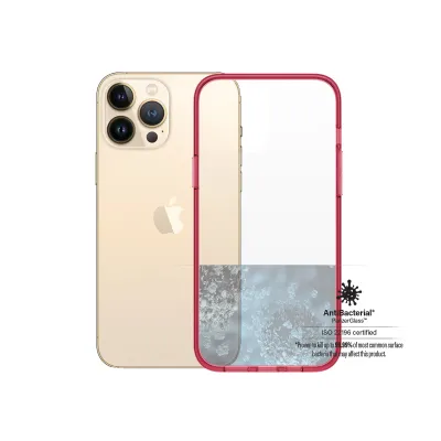 PanzerGlass - Puzdro ClearCaseColor AB pre iPhone 13 Pro Max, strawberry