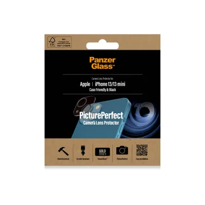 PanzerGlass - Ochranný kryt objektívu PicturePerfect pre iPhone 13/13 mini, číra