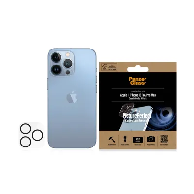 PanzerGlass - Ochranný kryt objektívu PicturePerfect pre iPhone 13 Pro/13 Pro Max, číra