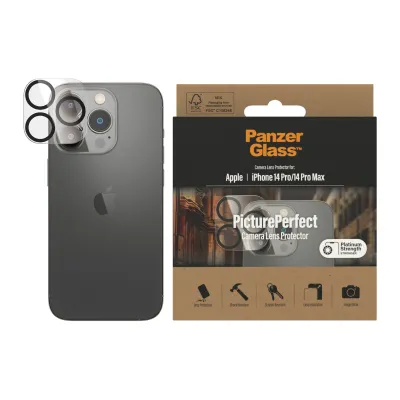 PanzerGlass - Ochranný kryt objektívu PicturePerfect pre iPhone 14 Pro/14 Pro Max, číra