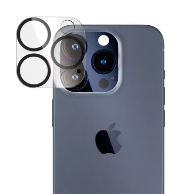 PanzerGlass - Ochranný kryt objektívu PicturePerfect pre iPhone 15 Pro/15 Pro Max, čierna