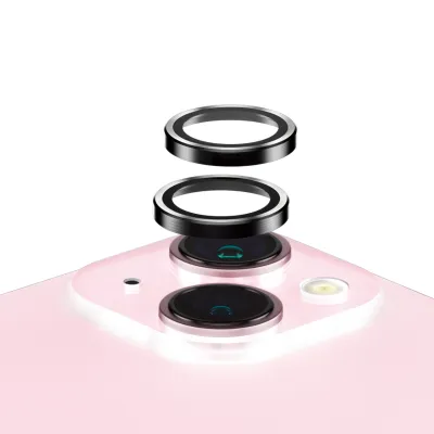 PanzerGlass - Ochranný kryt objektívu Hoops pre iPhone 15/15 Plus, čierna