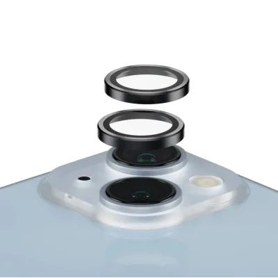 PanzerGlass - Ochranný kryt objektívu Hoops pre iPhone 14/14 Plus, čierna