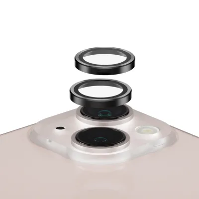 PanzerGlass - Ochranný kryt objektívu Hoops pre iPhone 13/13 mini, čierna