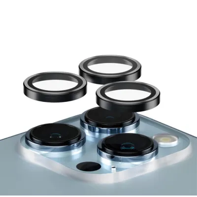 PanzerGlass - Ochranný kryt objektívu Hoops pre iPhone 13 Pro/13 Pro Max, čierna