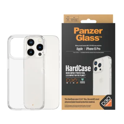 PanzerGlass - Puzdro HardCase D3O pre iPhone 15 Pro, transparentná