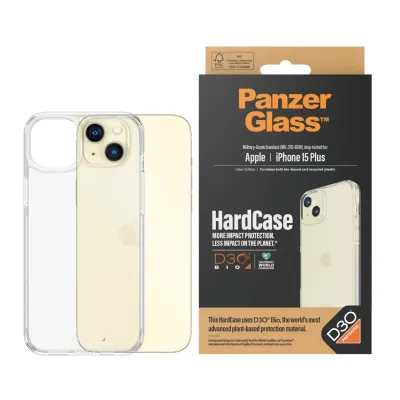 PanzerGlass - Puzdro HardCase D3O pre iPhone 15 Plus, transparentná