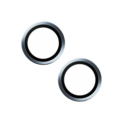 PanzerGlass - Ochranný kryt objektívu Hoops pre iPhone 15/15 Plus, modrá