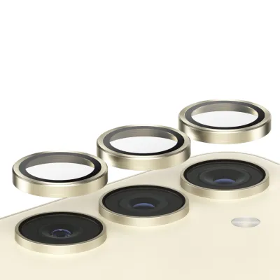 PanzerGlass - Ochranný kryt objektívu Hoops pre Samsung Galaxy S24/S23/S23+, žltá