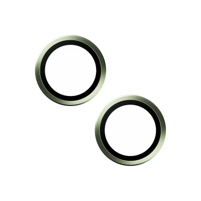 PanzerGlass - Ochranný kryt objektívu Hoops pre iPhone 15/15 Plus, zelená