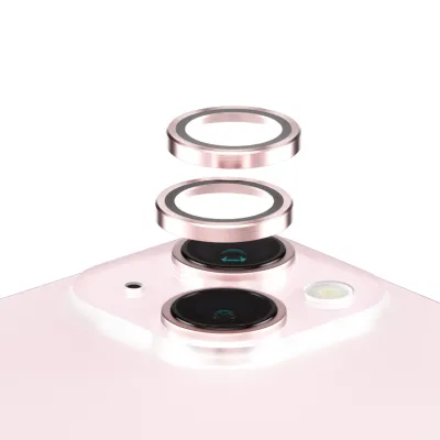 PanzerGlass - Ochranný kryt objektívu Hoops pre iPhone 15/15 Plus, ružová