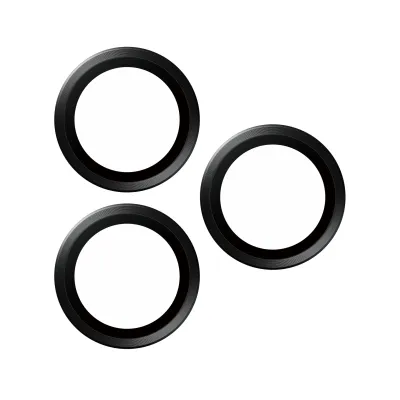 PanzerGlass - Ochranný kryt objektívu Hoops pre iPhone 15 Pro/15 Pro Max, black titanium