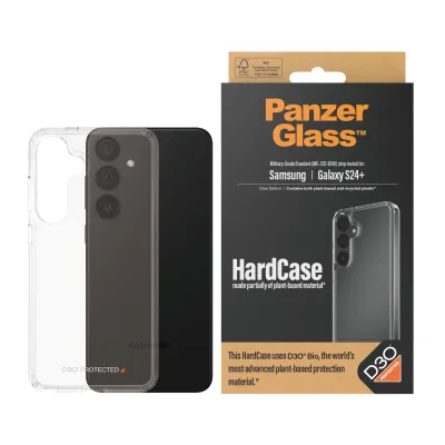 PanzerGlass - Puzdro HardCase D3O pre Samsung Galaxy S24+, transparentná