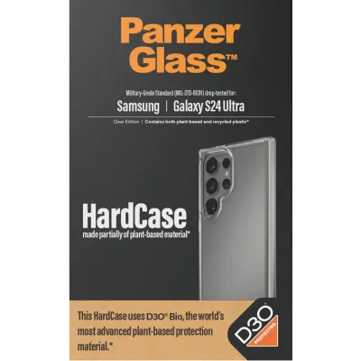 PanzerGlass - Puzdro HardCase D3O pre Samsung Galaxy S24 Ultra, transparentná