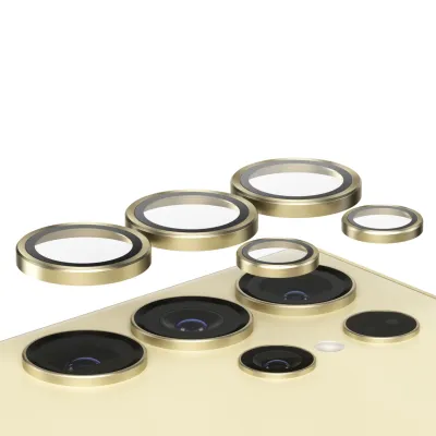 PanzerGlass - Ochranný kryt objektívu Hoops pre Samsung Galaxy S24 Ultra, žltá