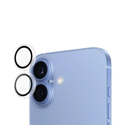 PanzerGlass - Ochranný kryt objektívu Hoops pre iPhone 16/16 Plus, číra