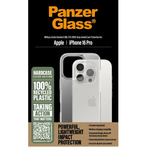 PanzerGlass - Puzdro HardCase pre iPhone 16 Pro, transparentná